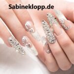 Babyboomer Glitzer Ausgefallenes Nageldesign